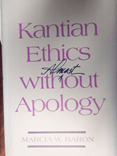 Kantian ethics almost without apology