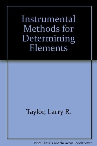 Instrumental methods for determining elements