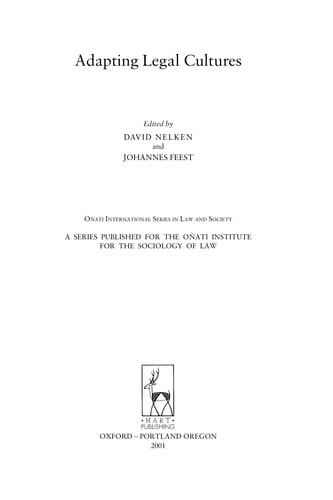 Adapting legal cultures