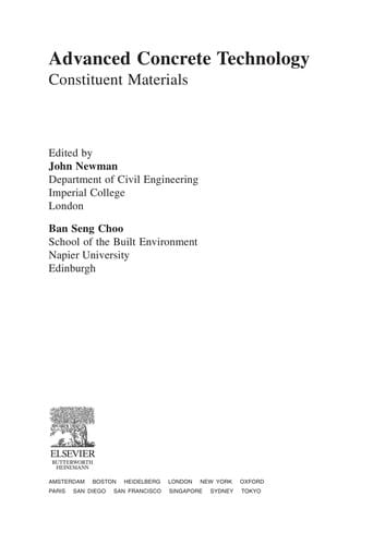 Advanced concrete technology