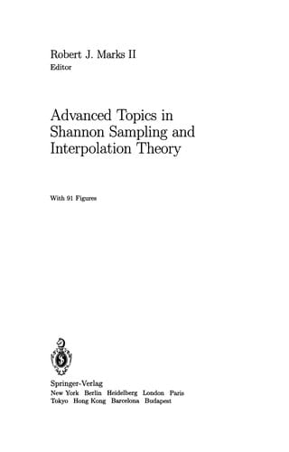 Advanced Topics in Shannon Sampling and Interpolation Theory
