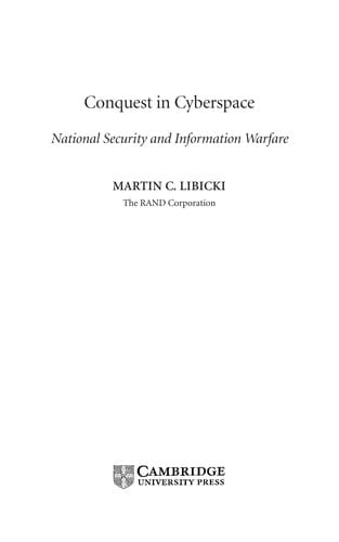 Conquest in Cyberspace