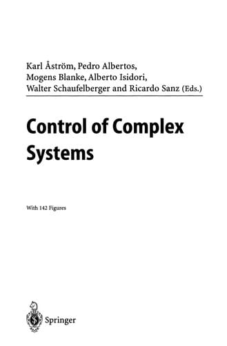 Control of Complex Systems