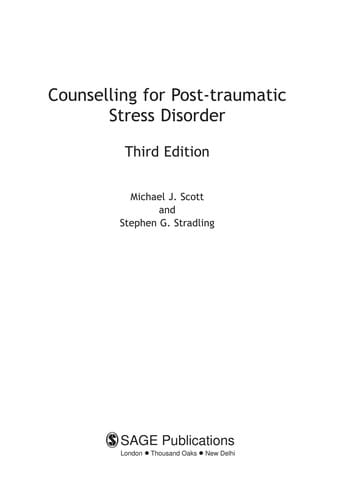 Counselling for post-traumatic stress disorder