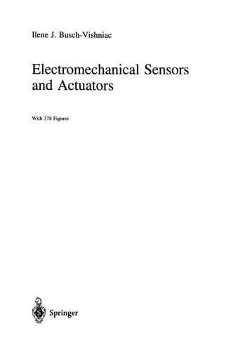 Electromechanical Sensors and Actuators