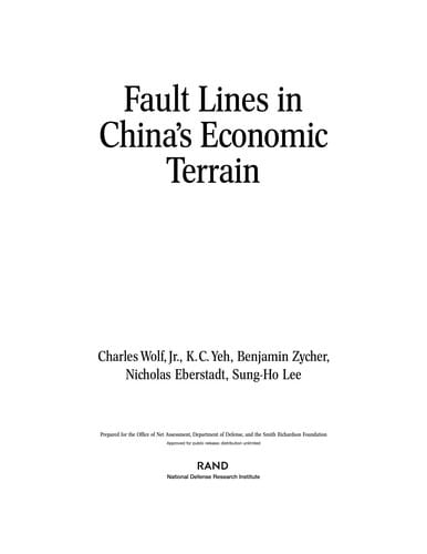 Fault lines in China's economic terrain
