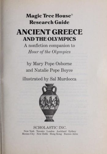 Magic Tree House Research Guide Ancient Greece and the Olympics