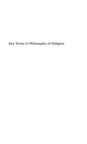 Key terms in philosophy of religion