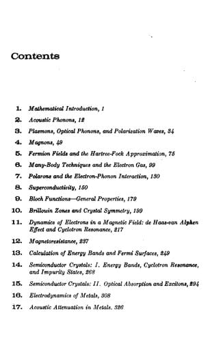 Quantum theory of solids.
