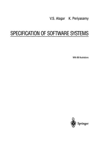 Specification of Software Systems