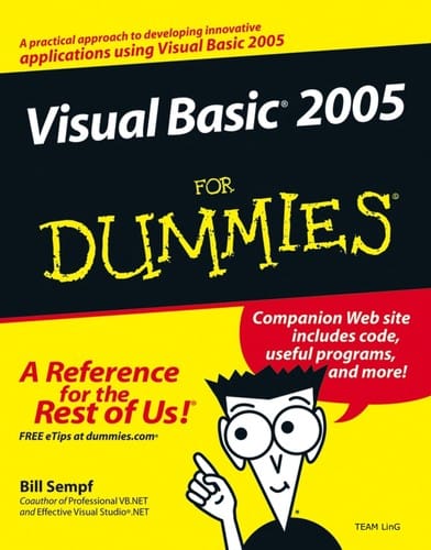 Visual Basic 2005 for dummies