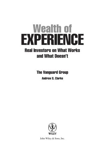 Wealth of Experience