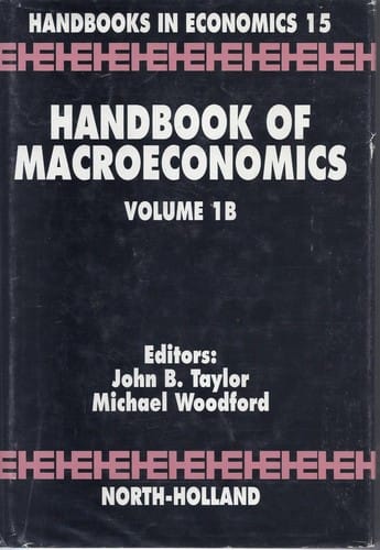 Handbook of Macroeconomics: Volume 1B