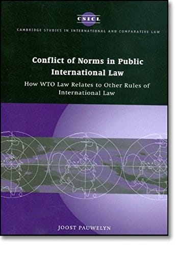 Conflict of Norms in Public International Law: How WTO Law Relates to other Rules of International Law