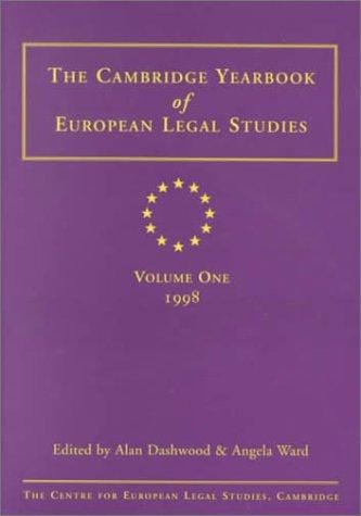 The Cambridge Yearbook of European Legal Studies: 1998