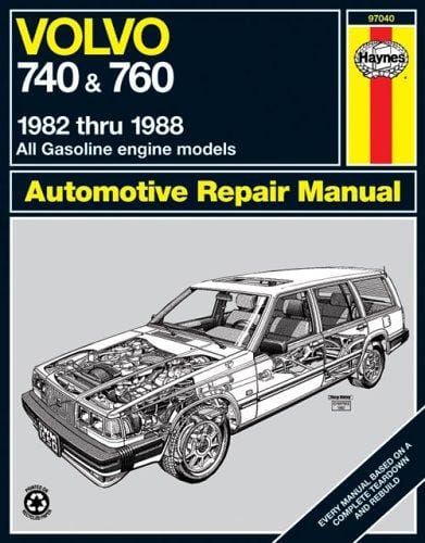 shifter Volvo 740 & 760: automotive repair manual