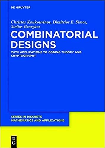 Combinatorial Designs: With Applications to Coding Theory and Cryptography