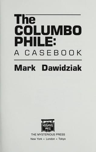 The Columbo phile: a casebook.