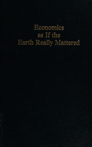Economics as if the earth really mattered: a catalyst guide to socially conscious investing