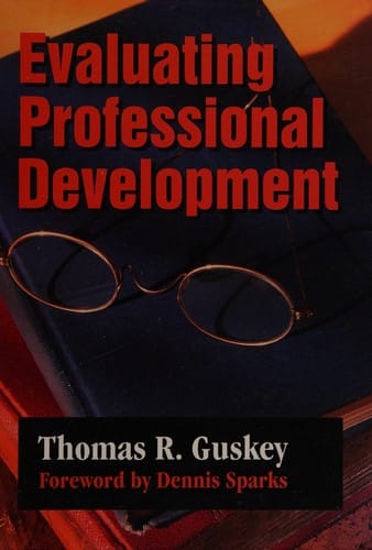 Evaluating professional development