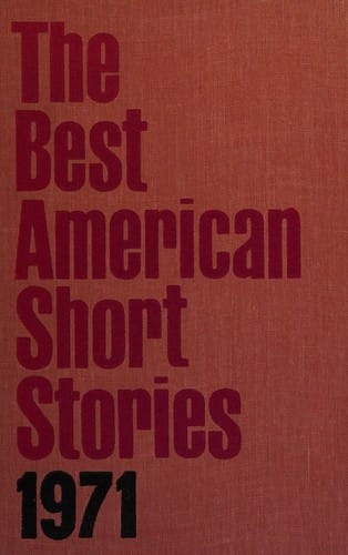 The Best American Short Stories 1971: and the Yearbook of the American Short Story