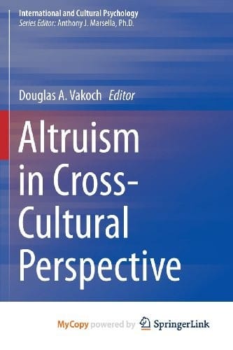 Altruism in Cross-Cultural Perspective