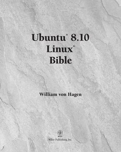Ubuntu 8.10 Linux bible