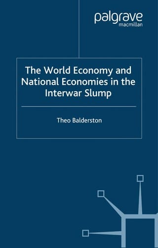The world economy and national economies in the interwar slump
