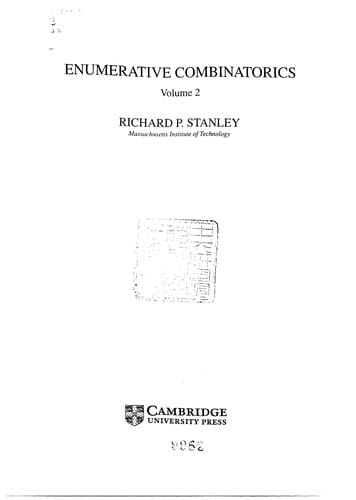 Enumerative Combinatorics, Volume 2