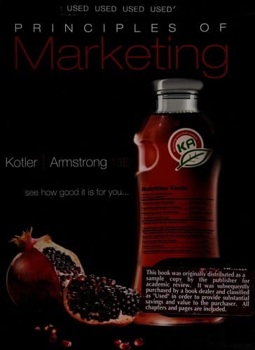 Principles of marketing