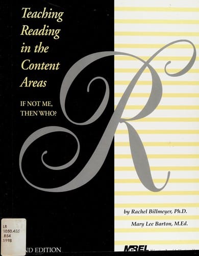 Teaching reading in the content areas.: if not me, then who?
