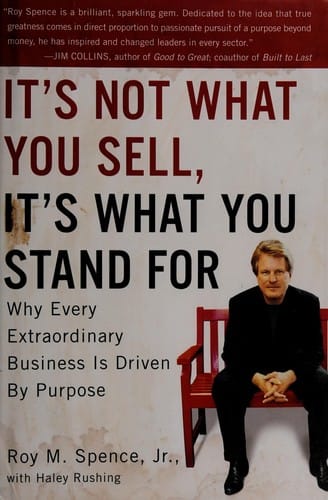 It's not what you sell, it's what you stand for