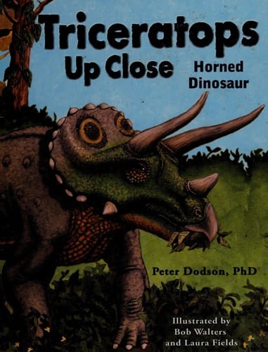 Triceratops up close: horned dinosaur