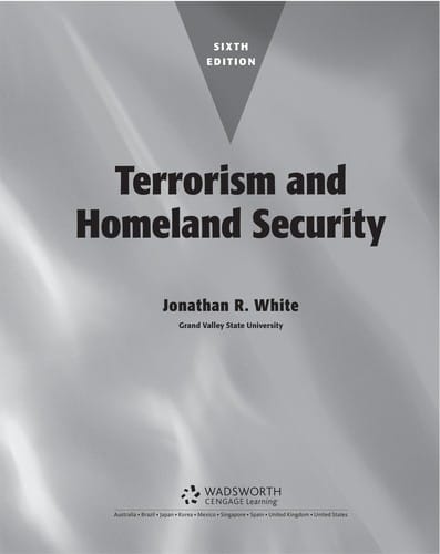 Terrorism and homeland security
