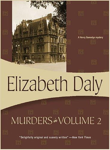 Murders in Volume 2: A Henry Gamadge Mystery