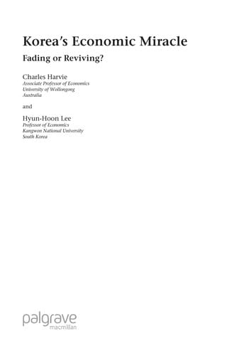 Korea's economic miracle: fading or reviving?