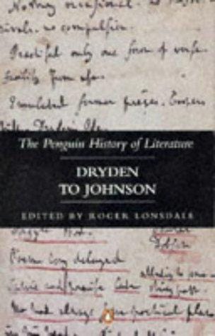 Dryden to Johnson (Hist of Literature)