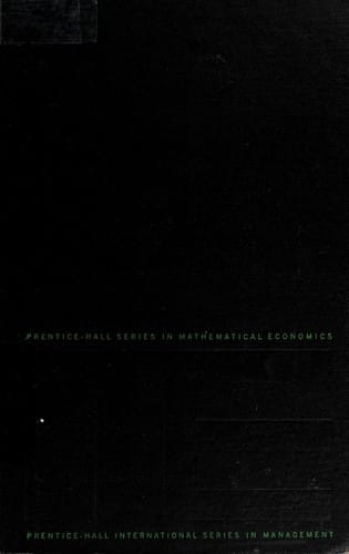 Mathematical optimization and economic theory