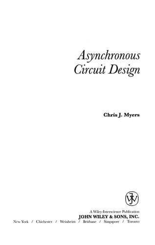 Asynchronous Circuit Design