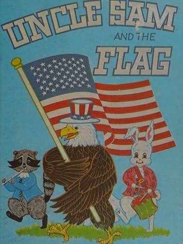 Uncle Sam and the flag