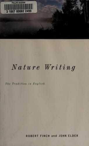 Nature writing: the tradition in English
