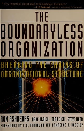 The boundaryless organization: breaking the chains of organizational structure