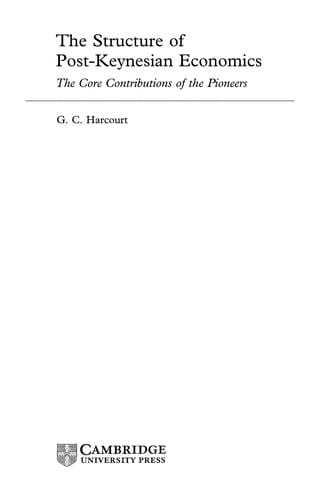 The Structure of Post-Keynesian Economics