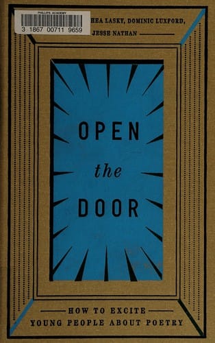 Open the door: how to excite young people about poetry