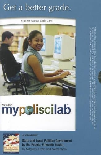 MyPoliSciLab without Pearson eText -- Standalone Access Card -- for State and Local Politics: Government by the People (15th Edition)