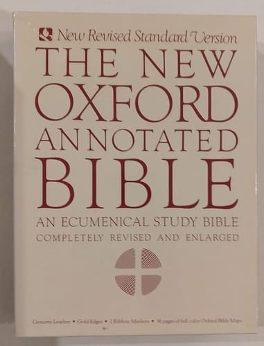 The New Oxford Annotated Bible, New Revised Standard Version (Burgundy Leather)