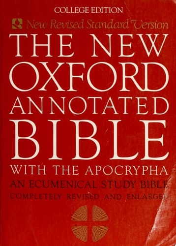 The New Oxford Annotated Bible with the Apocrypha, New Revised Standard Version