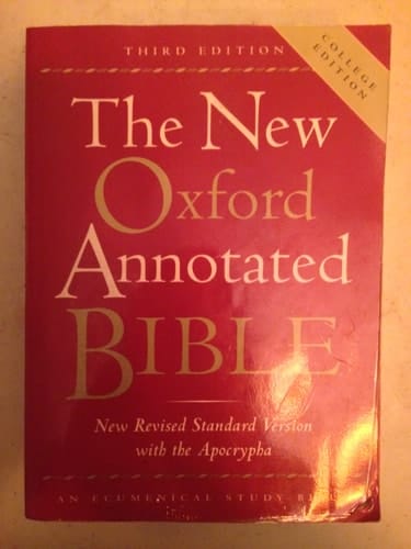 The New Oxford Annotated Bible, New Revised Standard Version with the Apocrypha, Third Edition (Hardcover 9700A)