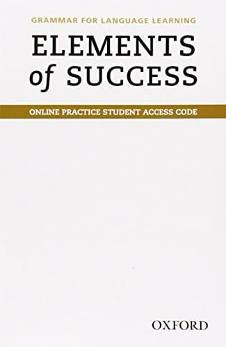Element of Success: Students Online Access Code Card