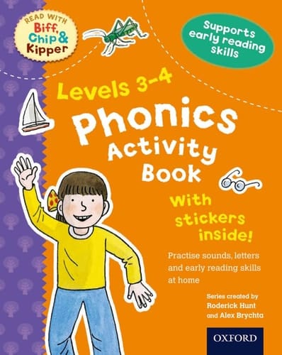 Phonics Activity Book, Levels 3-4 (Read with Biff, Chip, and Kipper)